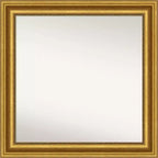 32" x 32" Non-Beveled Parlor Wall Mirror with Polystyrene Frame - Amanti Art