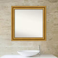 Non-Beveled Parlor Wall Mirror – Polystyrene Frame, Wall Mount