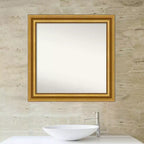 Non-Beveled Parlor Wall Mirror – Polystyrene Frame, Wall Mount