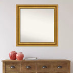 Non-Beveled Parlor Wall Mirror – Polystyrene Frame, Wall Mount