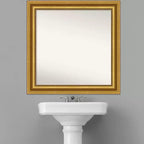 Non-Beveled Parlor Wall Mirror – Polystyrene Frame, Wall Mount