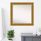 Non-Beveled Parlor Wall Mirror – Polystyrene Frame, Wall Mount