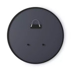 Round Wall Mirror – Black, Rubber Frame, Modern Decorative