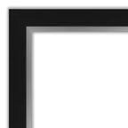 Black Square Wall Mirror for Bathroom – Modern Style, Polystyrene Frame
