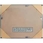 Black Square Wall Mirror for Bathroom – Modern Style, Polystyrene Frame