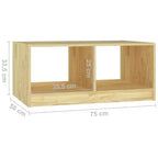 Solid Pinewood Coffee Table – Couch End Table, Multi Colors Available