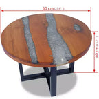 Coffee Table / End Table / Side Table – Teak Resin, Living Room Furniture