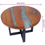 Coffee Table / End Table / Side Table – Teak Resin, Living Room Furniture