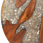 Coffee Table / End Table / Side Table – Teak Resin, Living Room Furniture