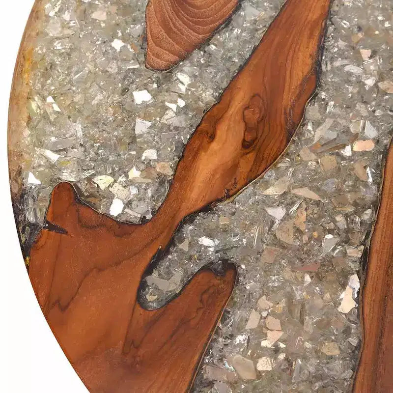 Coffee Table / End Table / Side Table – Teak Resin, Living Room Furniture