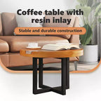 Coffee Table / End Table / Side Table – Teak Resin, Living Room Furniture