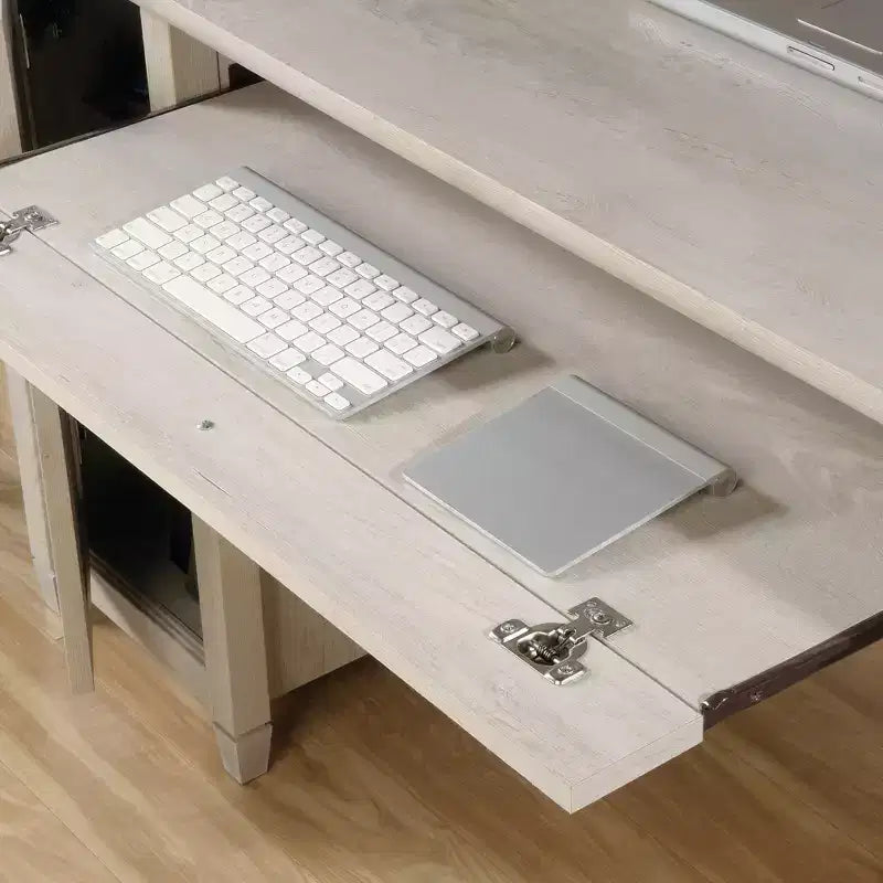 Marlow Computer Desk – Drawers, Keyboard Tray, Home Office Workstation