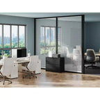 2-Drawer White Lateral File Cabinet with Lock – Heavy-Duty Steel, Under Desk Storage