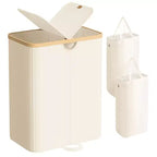 Laundry Hamper with 2 Lids, 39 Gal Dual Compartment Basket with Removable Liners, for Laundry Room Bedroom Living Room