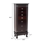 14.8'' Wide Freestanding Jewelry Armoire