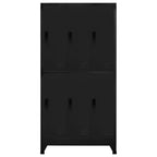Large Rectangular Sideboard – Black Cold-Rolled Steel, Modern Industrial Storage