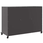 Large Rectangular Sideboard – Black Cold-Rolled Steel, Modern Industrial Storage
