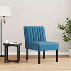Slipper Chair – Dark Gray Velvet, Accent Chair for Living Room & Bedroom