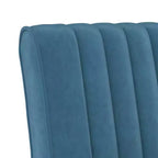 Slipper Chair – Dark Gray Velvet, Accent Chair for Living Room & Bedroom