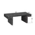 Vintage Industrial Console Table for Living Room Office, Rectangular Wood Sofa Table with Distressed Wood Finish