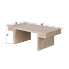 Vintage Industrial Console Table for Living Room Office, Rectangular Wood Sofa Table with Distressed Wood Finish
