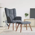 Relaxing Accent Chair – Dark Grey, Comfortable Lounge Chair for Living Room