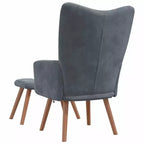 Relaxing Accent Chair – Dark Grey, Comfortable Lounge Chair for Living Room