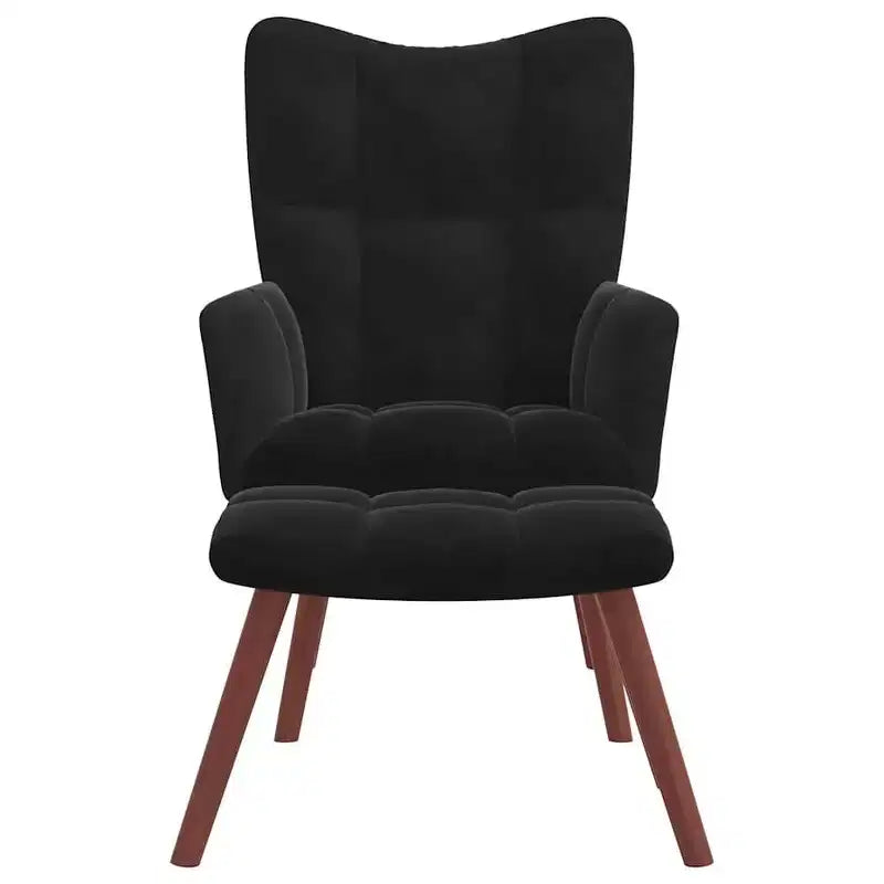 Relaxing Accent Chair – Dark Grey, Comfortable Lounge Chair for Living Room