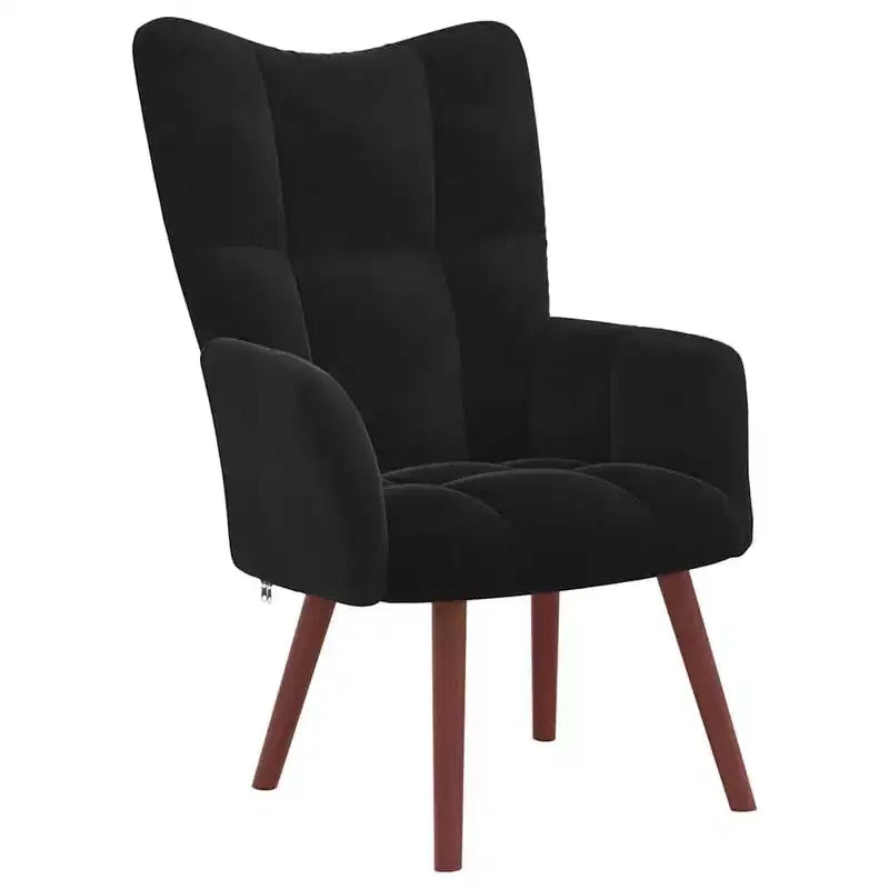 Relaxing Accent Chair – Dark Grey, Comfortable Lounge Chair for Living Room