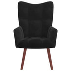 Relaxing Accent Chair – Dark Grey, Comfortable Lounge Chair for Living Room