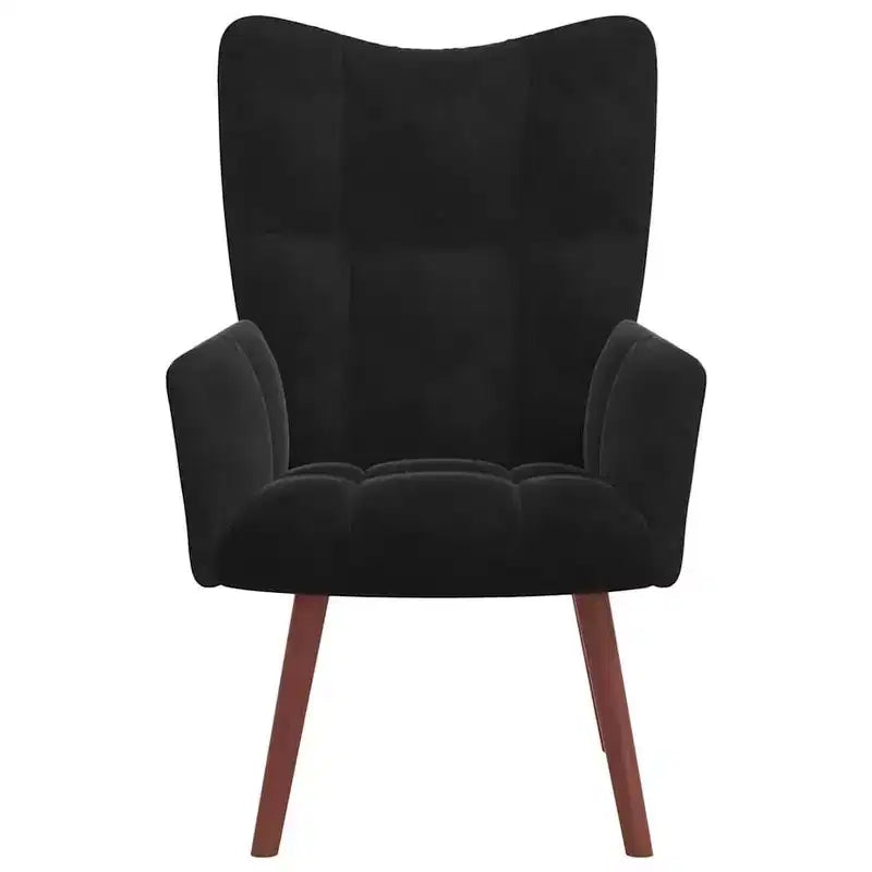 Relaxing Accent Chair – Dark Grey, Comfortable Lounge Chair for Living Room