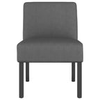 Slipper Chair – Cream Polyester, Single Accent Chair for Living Room & Bedroom