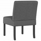 Slipper Chair – Cream Polyester, Single Accent Chair for Living Room & Bedroom