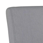Slipper Chair – Cream Polyester, Single Accent Chair for Living Room & Bedroom