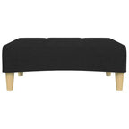 2-Seater Sofa Bed with Footstool – Convertible, Adjustable Backrests, Polyester Fabric