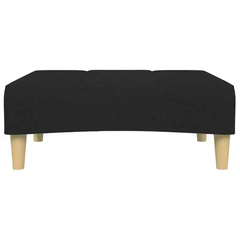 2-Seater Sofa Bed with Footstool – Convertible, Adjustable Backrests, Polyester Fabric