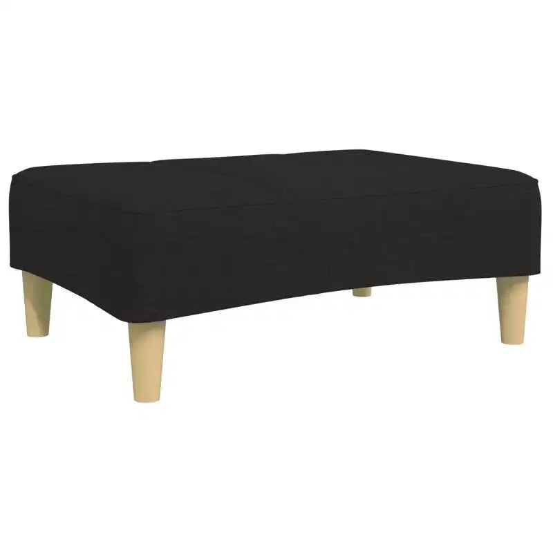 2-Seater Sofa Bed with Footstool – Convertible, Adjustable Backrests, Polyester Fabric