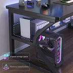 Small Computer Desk – Home Office, Bedroom Writing & Study Work Table, Modern Design