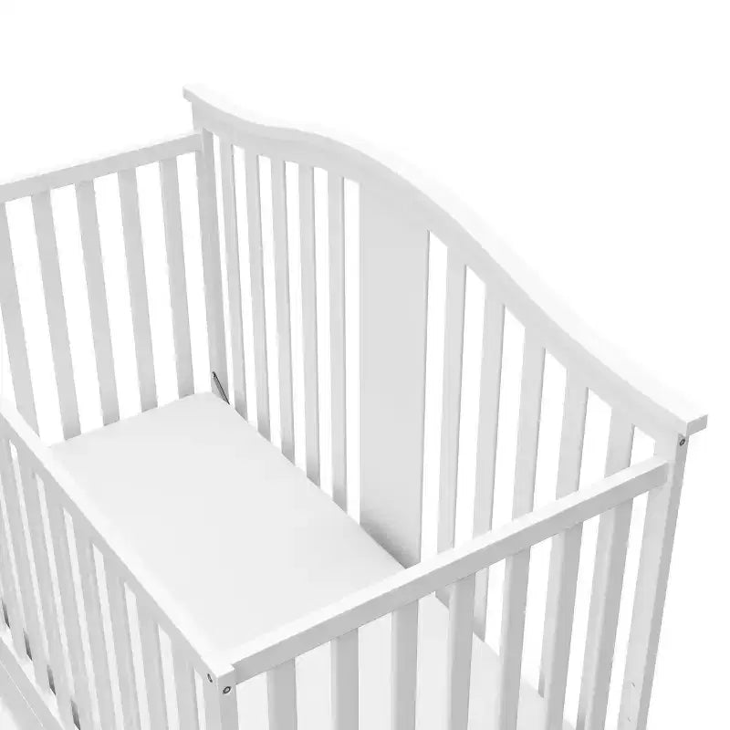 Solano 4-in-1 Convertible Crib with Drawer – Grows with Baby, Nursery Essential