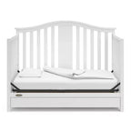 4-in-1 Convertible Crib with Drawer – Grows with Baby, Nursery Essential