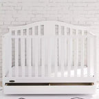 4-in-1 Convertible Crib with Drawer – Grows with Baby, Nursery Essential