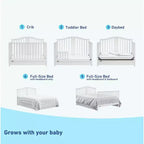 4-in-1 Convertible Crib with Drawer – Grows with Baby, Nursery Essential