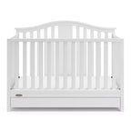 4-in-1 Convertible Crib with Drawer – Grows with Baby, Nursery Essential