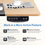 Electric Sit-Stand Desk Frame – Dual-Motor, Height Adjustable, 3 Memory Positions, Touch Control