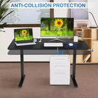 Electric Sit-Stand Desk Frame – Dual-Motor, Height Adjustable, 3 Memory Positions, Touch Control