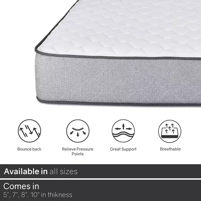 Medium Firm Tight Top High-Density Foam Mattress – Comfortable, Supportive Sleep