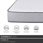 Medium Firm Tight Top High-Density Foam Mattress – Comfortable, Supportive Sleep