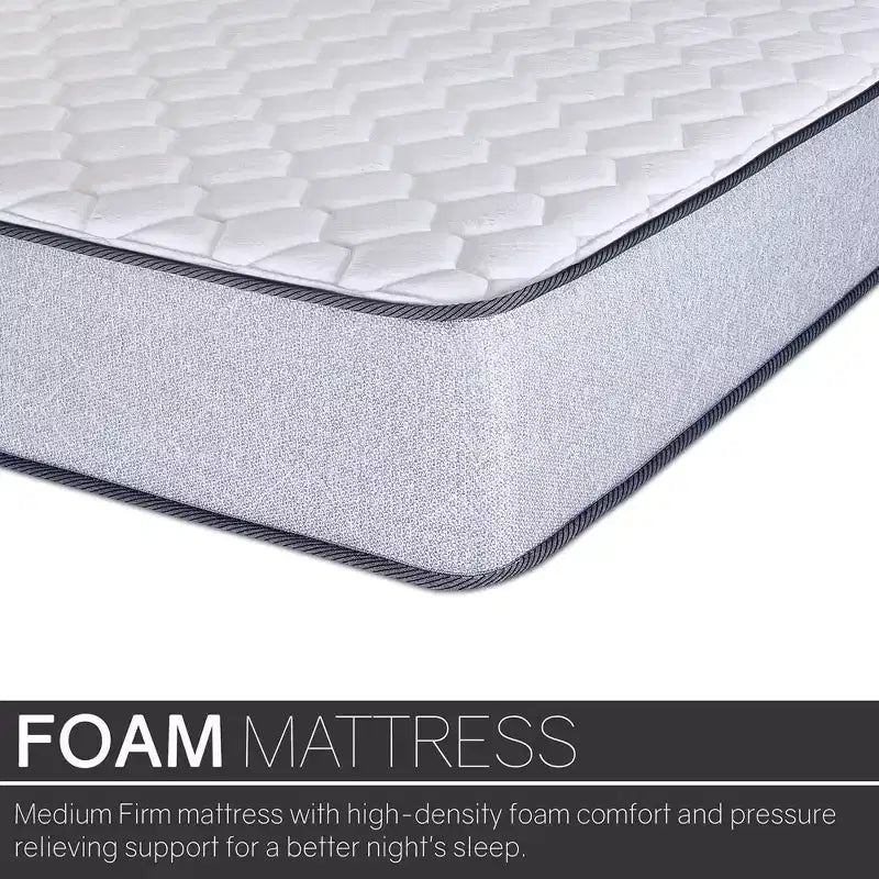 Medium Firm Tight Top High-Density Foam Mattress – Comfortable, Supportive Sleep