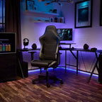 Ergonomic Gaming Chair – Adjustable Lumbar Support, Reclining, Racing Style