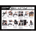Ergonomic Gaming Chair – Adjustable Lumbar Support, Reclining, Racing Style